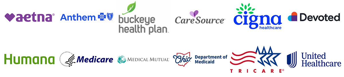 Accepted Insurances: Aetna, Anthem, Buckeye, CareSource, Cigna, Devoted, Humana, Medicare, Medical Mutual, Ohio Medicaid, Tricare, United Healthcare