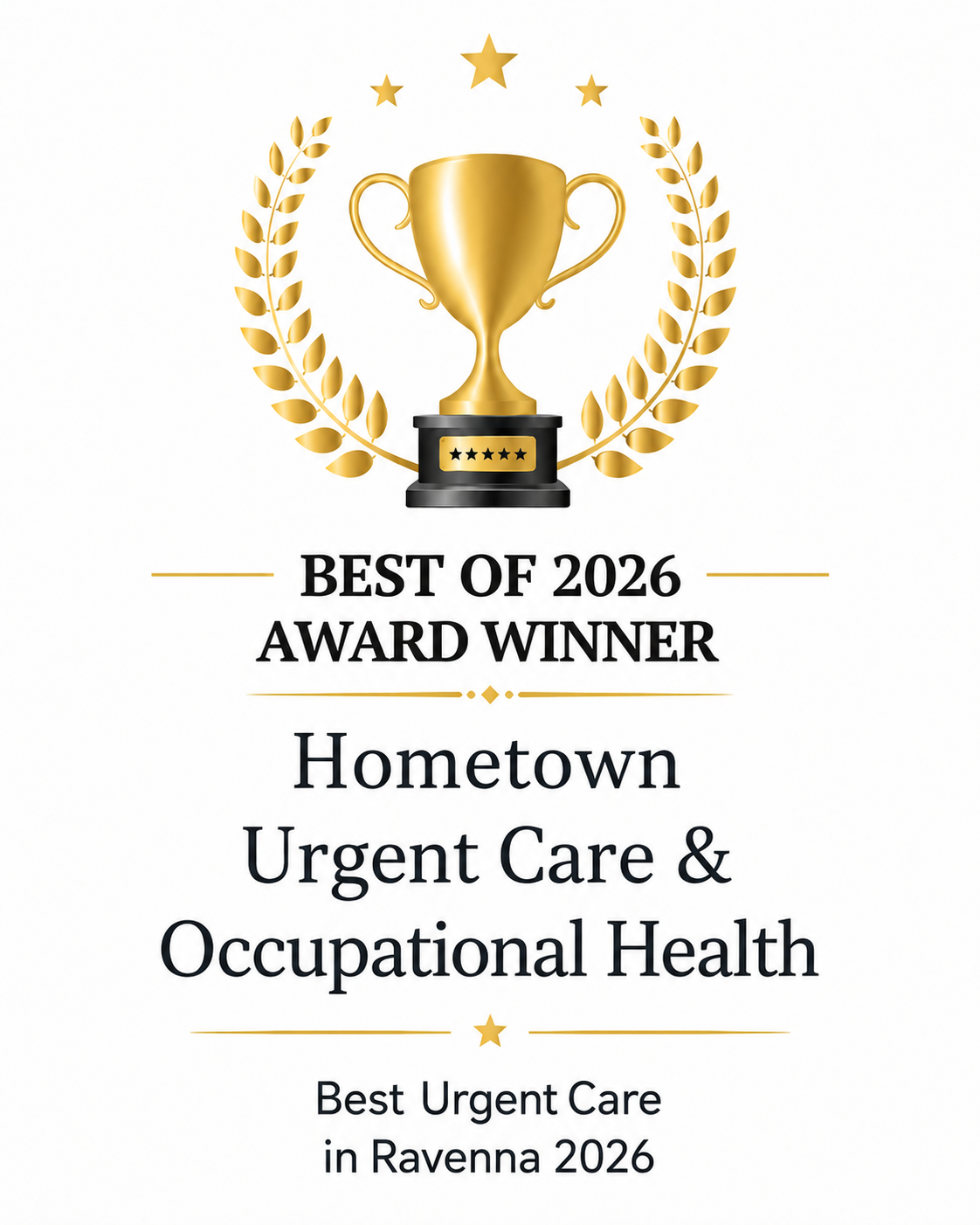 Best Urgent Care in Ravenna 2026 award